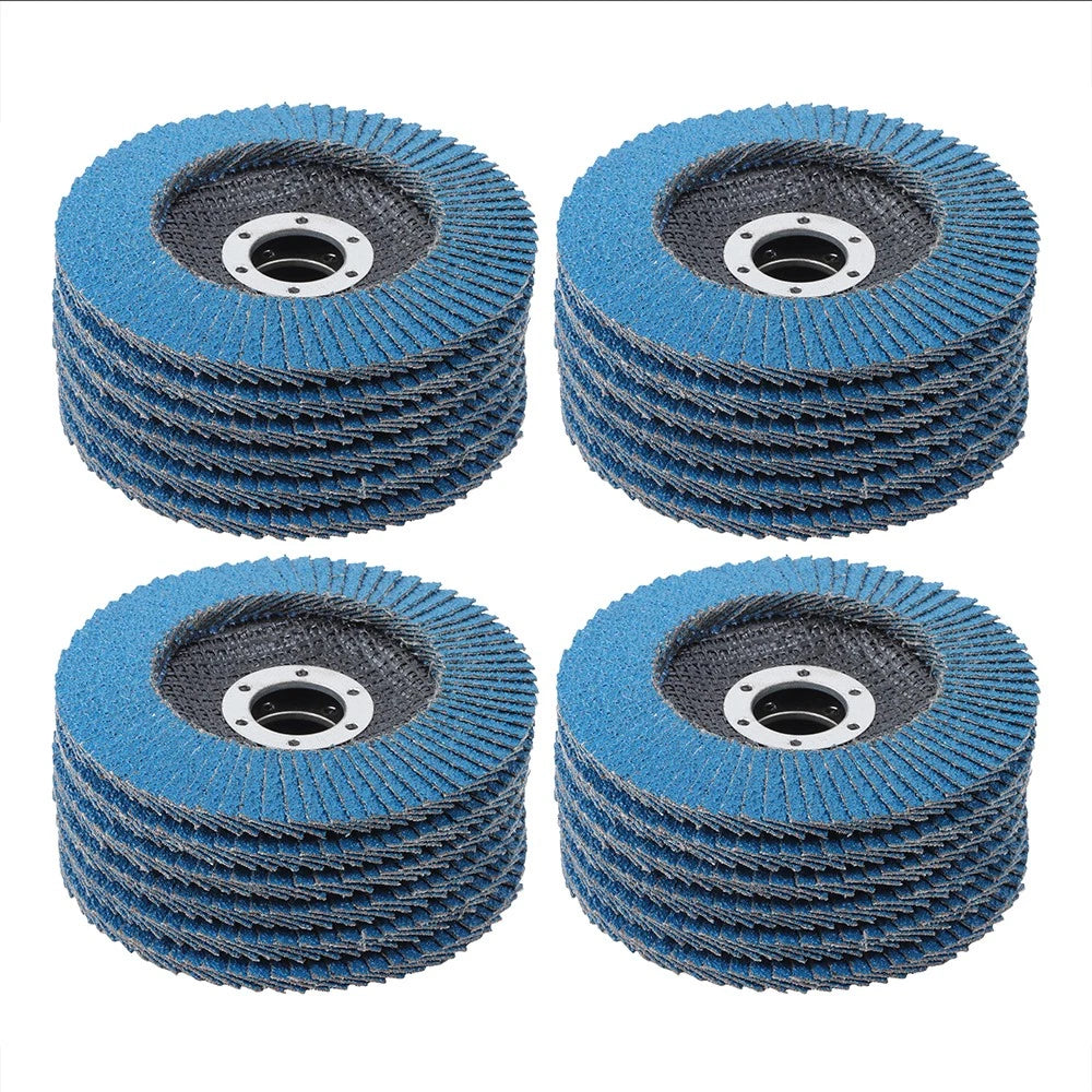24PCS Flap Discs T29 for Angle Grinder 4-1/2" x 7/8" (Grit 40/60/80/120)