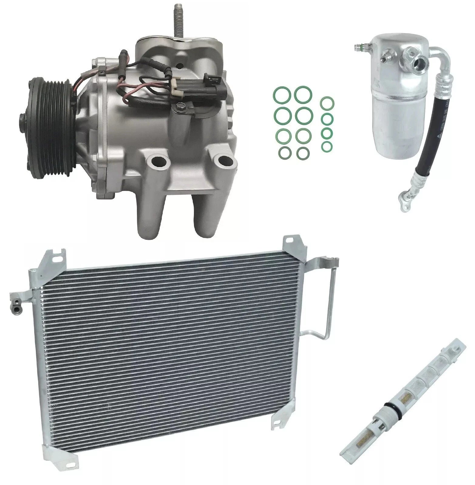 AC Compressor Kit With Condenser for GMC Envoy 4.2L (2007-2009)