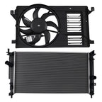 Radiator and Cooling Fan Kit for Mazda 3 2.0L 2.5L 2010-2013 LF8B15025H 622400