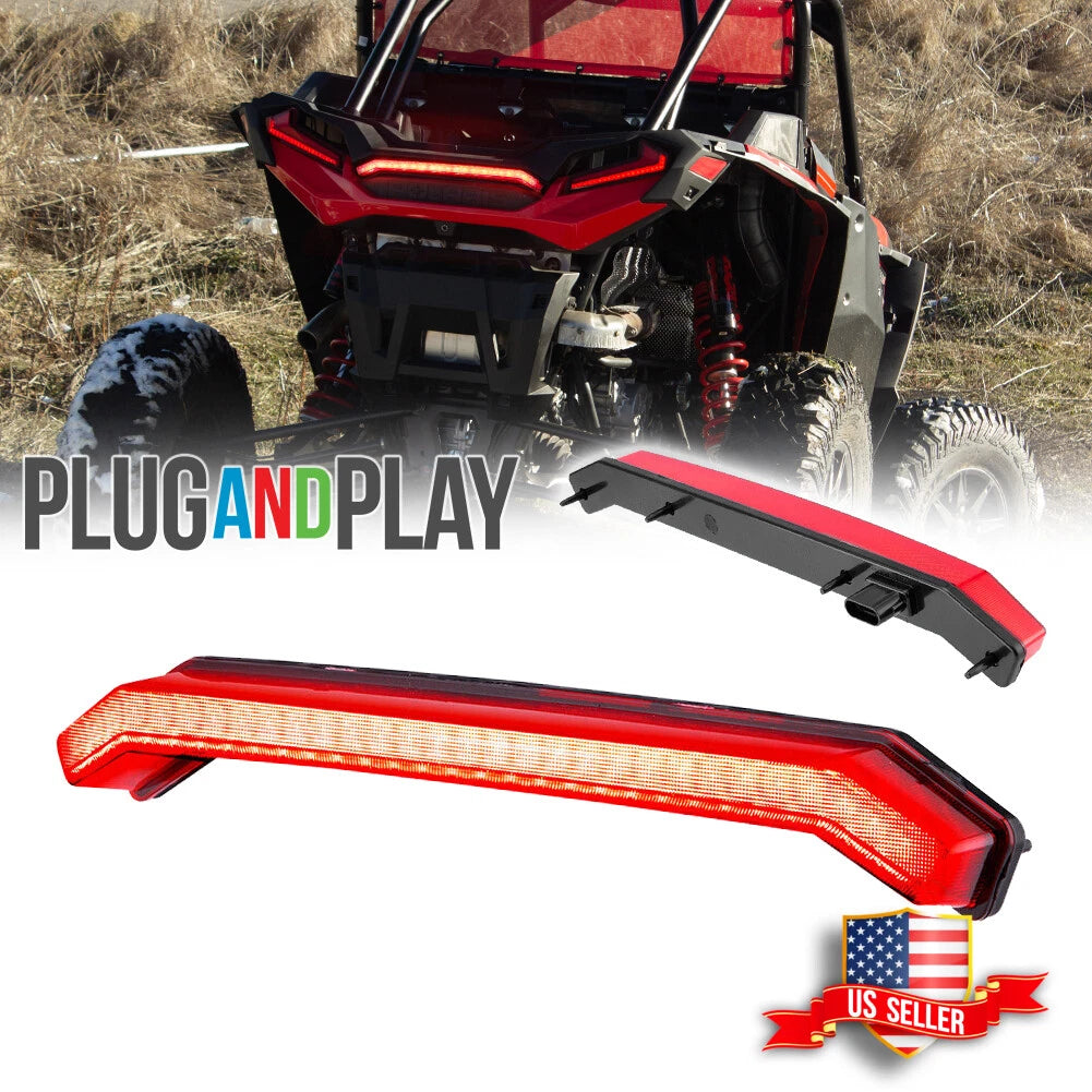 LED Rear Center Tail Brake Light for Polaris RZR XP 1000/XP 4 1000 (2018–2023)