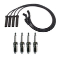 Denso 7mm Wire Set & 4 U-Groove Spark Plugs for Chevy GMC L4