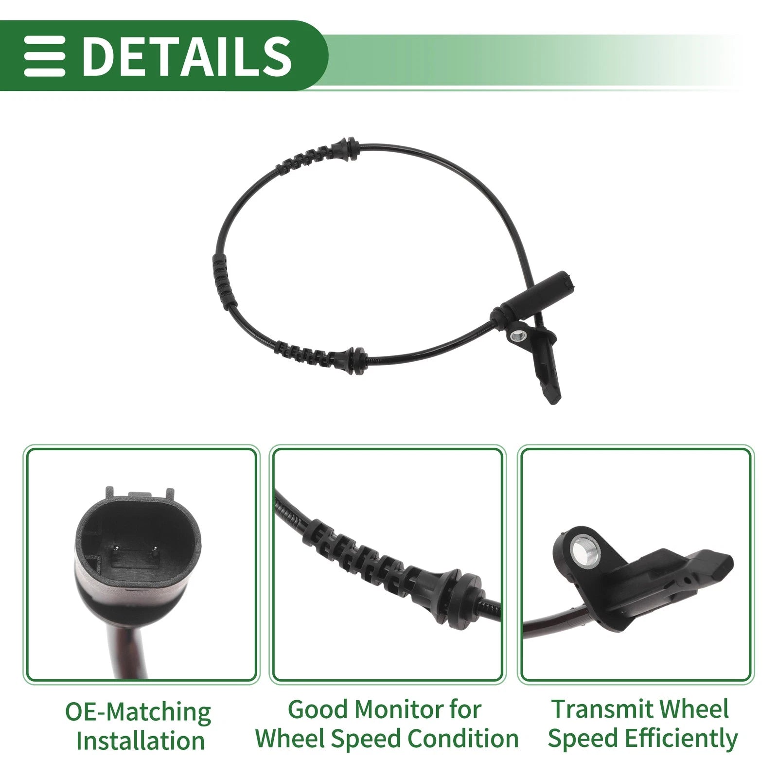 ABS Wheel Speed Sensor for BMW X1 (2016–2019) No. 34526858466/34526850762
