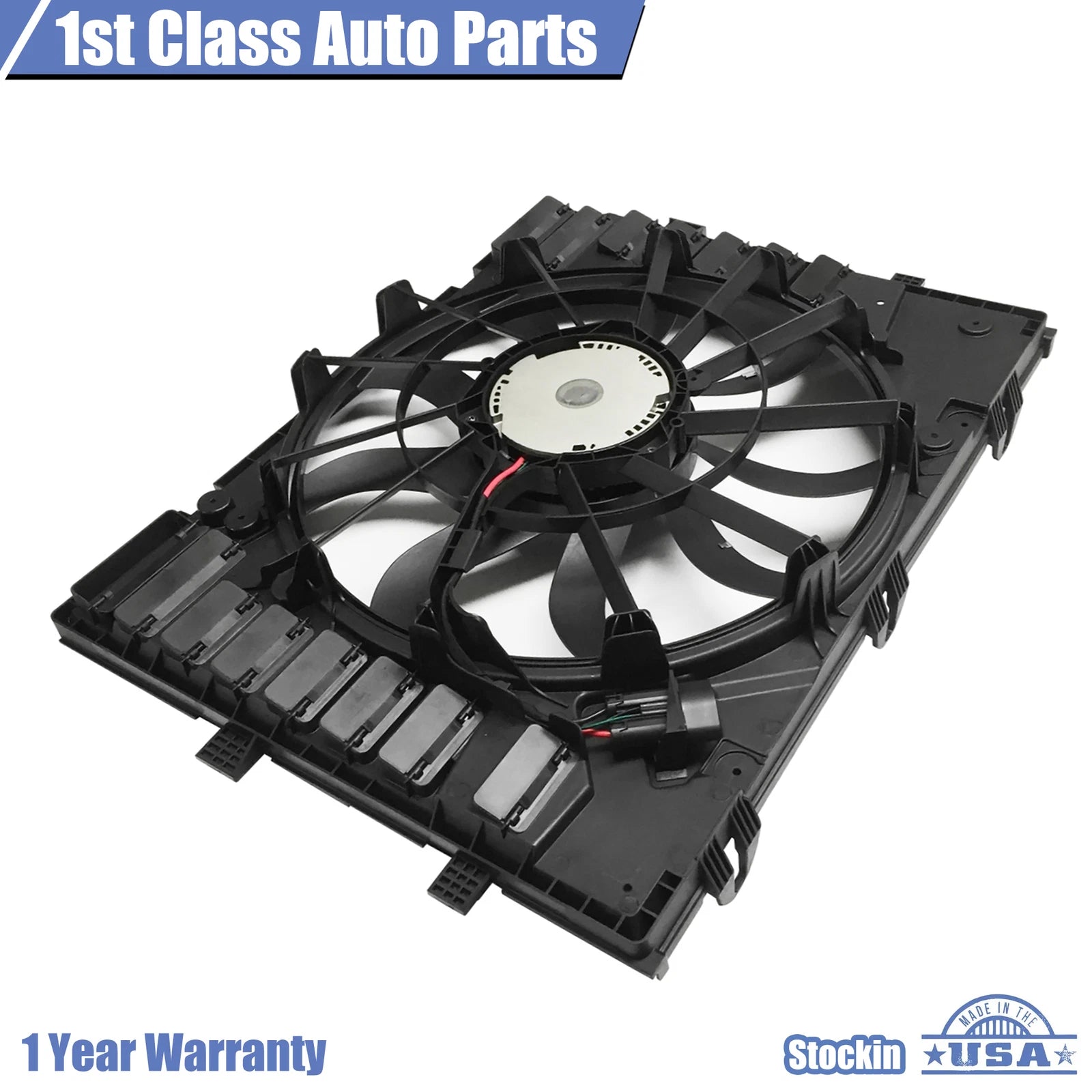 Radiator Cooling Fan Assembly for VW Touareg (2012–2017)
