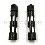 Black Edge Cut Footpegs for Harley Softail Slim FLSL, Breakout FXBR (2018–2023)