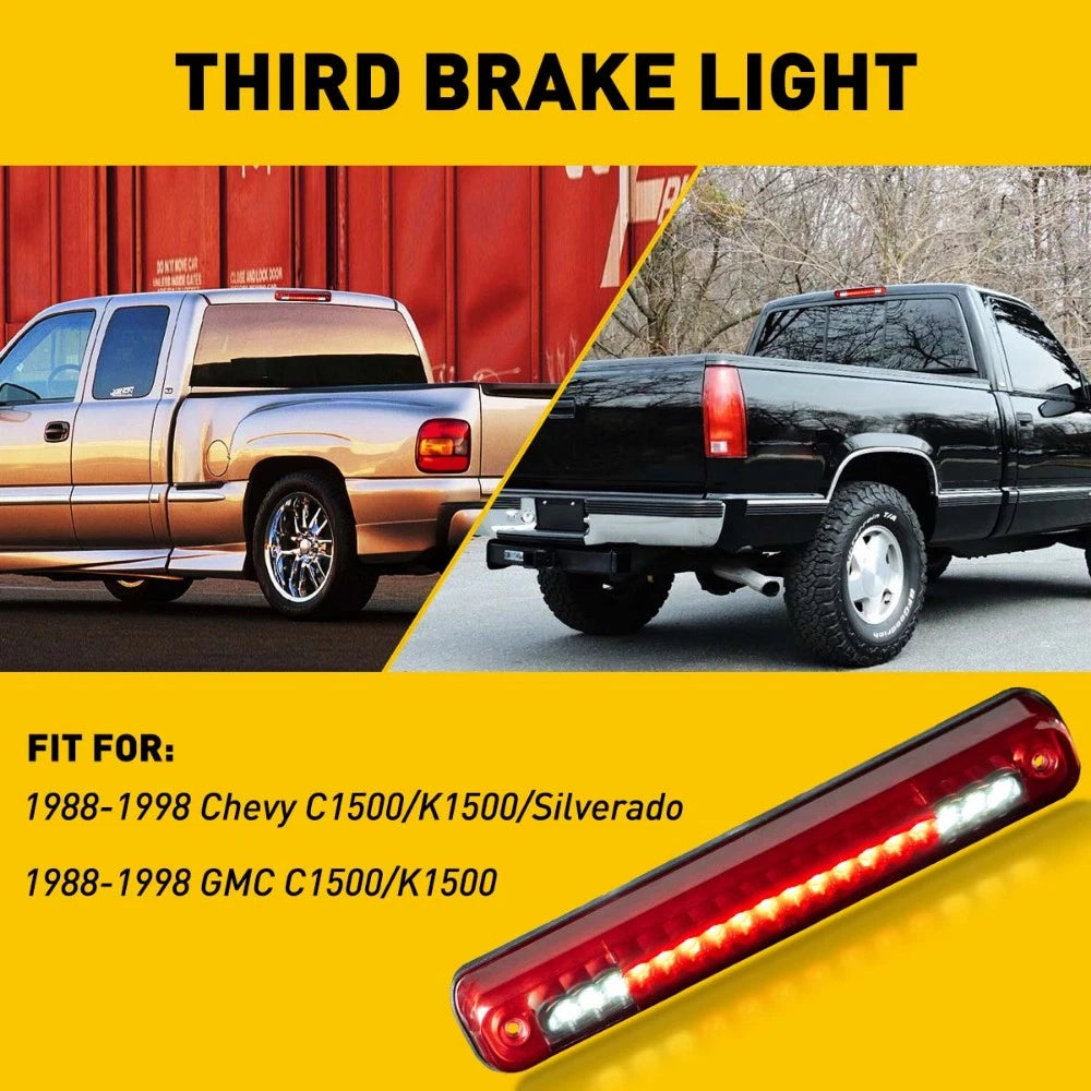 LED Third Brake Light for Chevy GMC C/K1500 2500 3500 (1988-1998)
