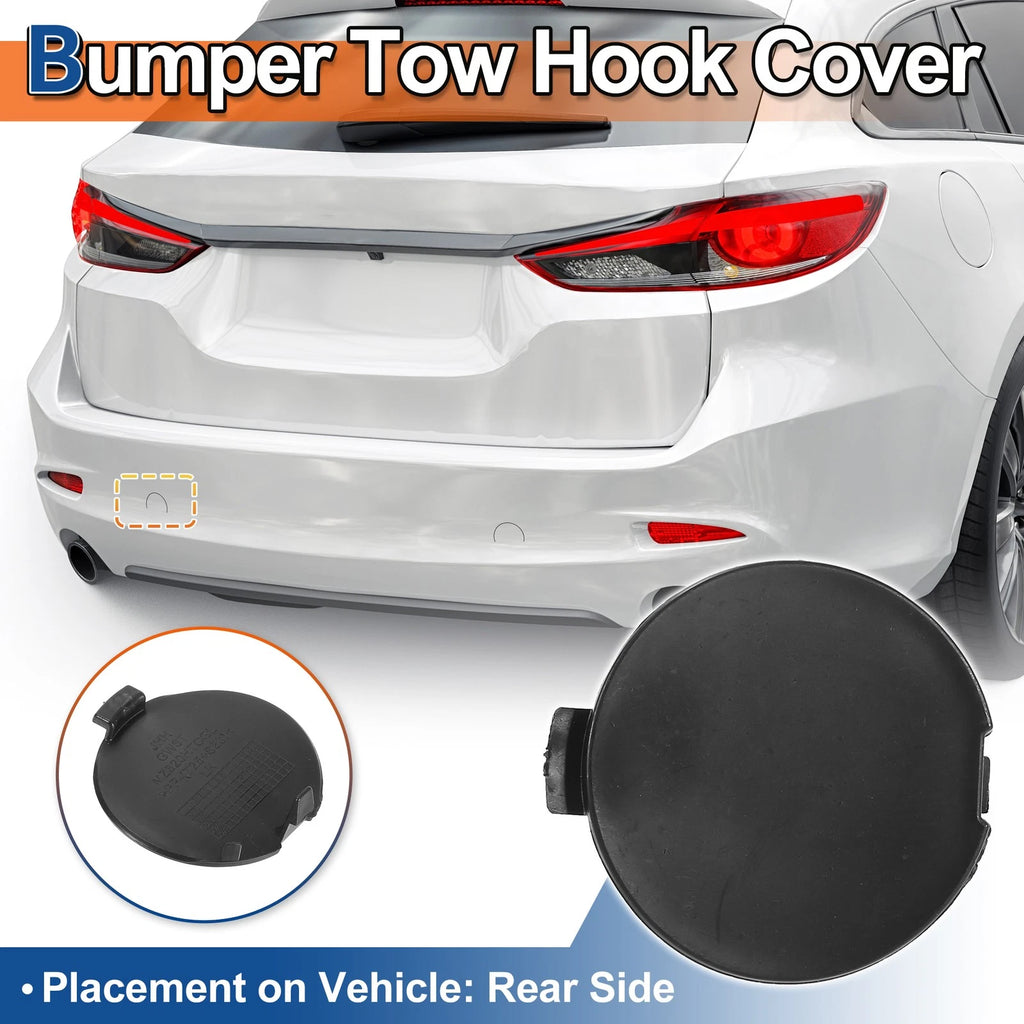 Rear Left Tow Hook Cover for Mazda 6 Atenza (2018–2021) Unpainted