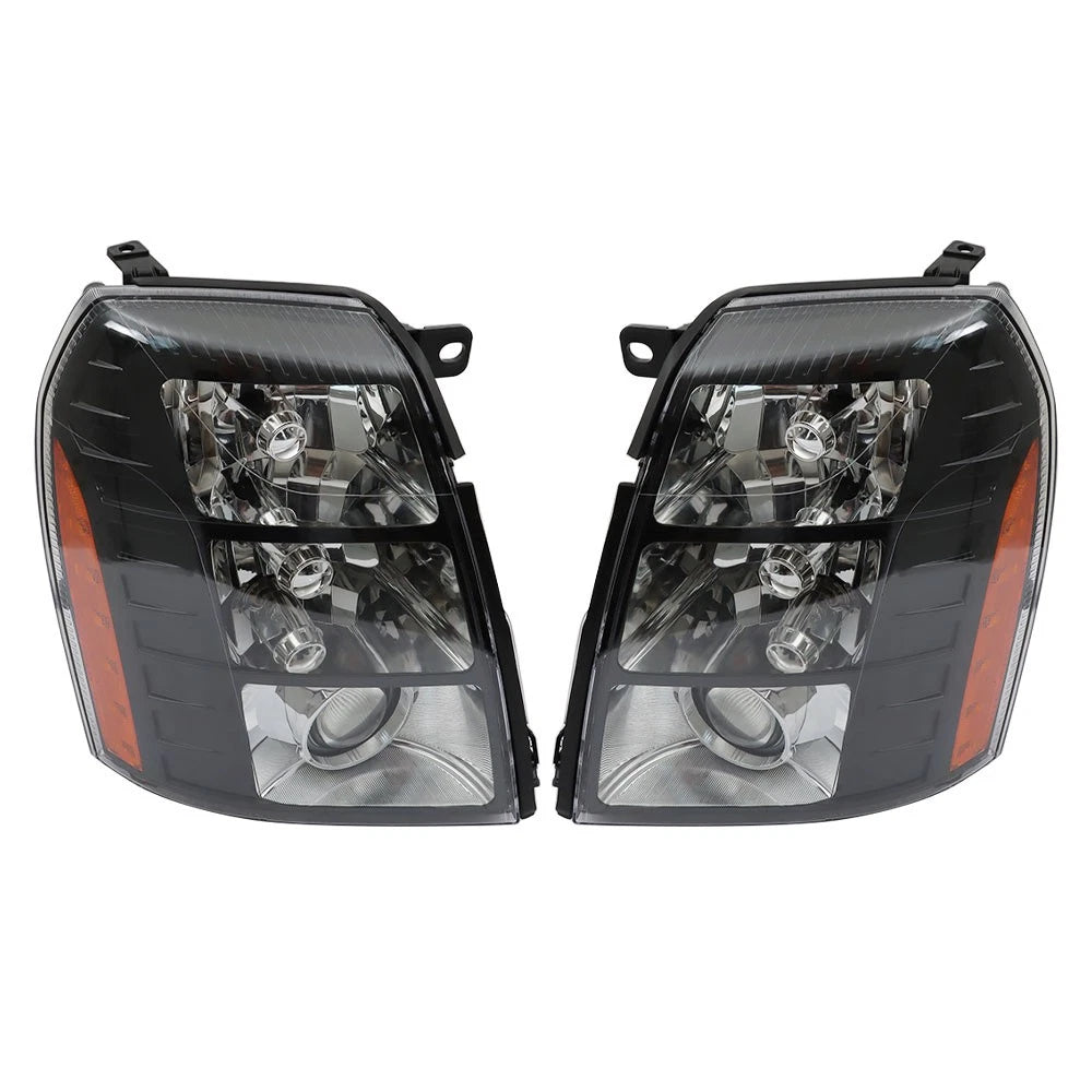 Headlight Assembly for Cadillac Escalade (2007–2014) HID Black