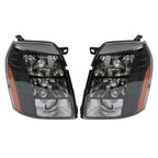 Headlight Assembly for Cadillac Escalade (2007–2014) HID Black