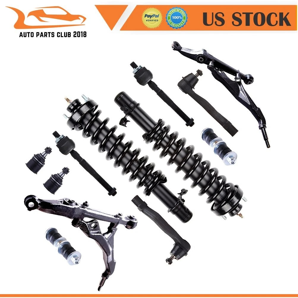 Front Strut Assemblies Suspension Kit for Honda Civic (1992–1995)