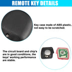 2 Button 433MHz Remote Key Fob for Mitsubishi L200 (Year Range Not Specified)