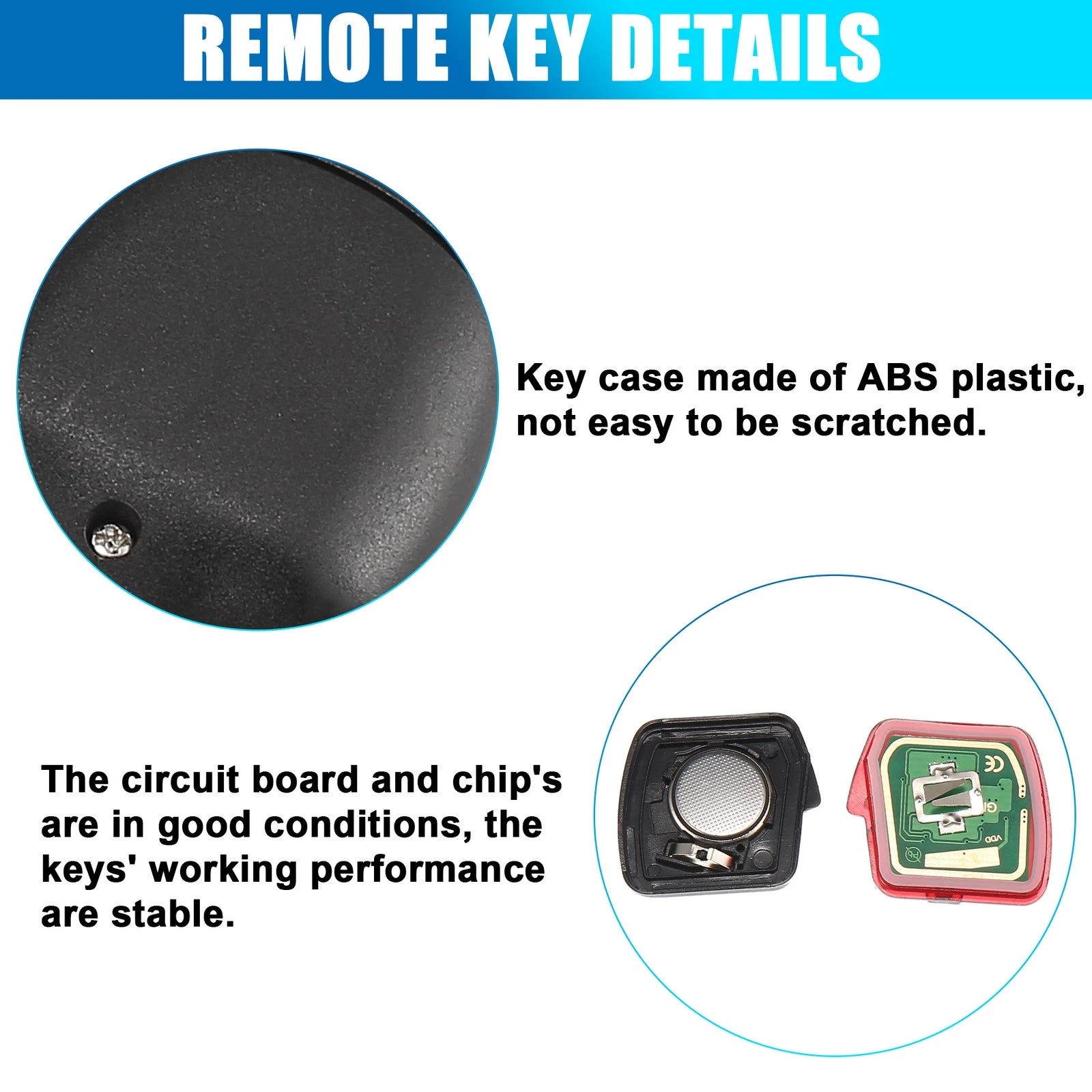 2 Button 433MHz Remote Key Fob for Mitsubishi L200 (Year Range Not Specified)
