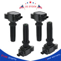 Set of 4 Ignition Coils for Ford Edge Escape Focus Fusion (2007–2019)