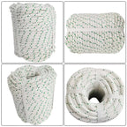 Set of 2 Double Braid Polyester Bull Ropes 150' (2645 lbs Strength)