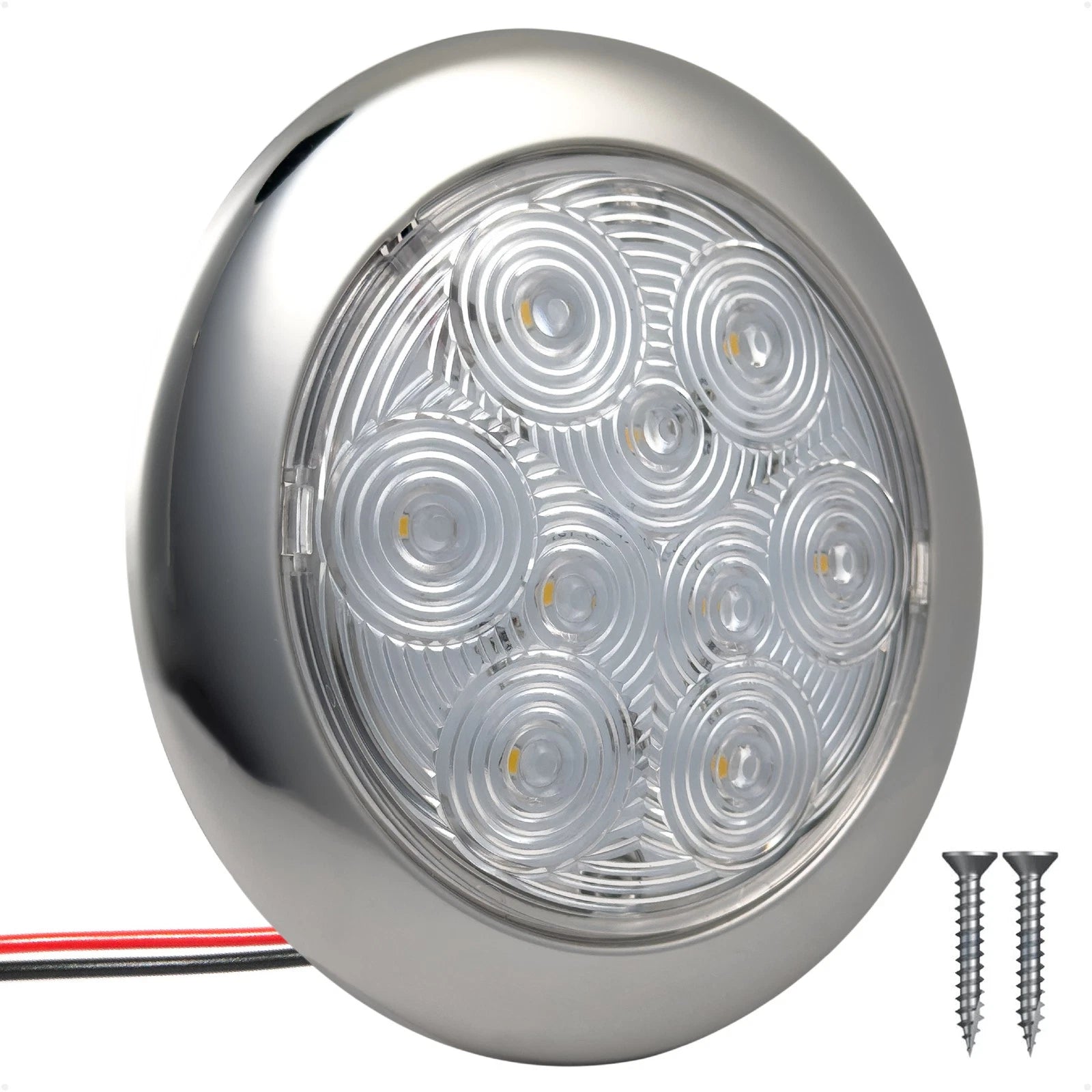 LED Interior Dome Ceiling Light for Universal Use (12V)