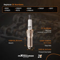 Iridium Spark Plugs Set of 4 for Saturn Suzuki Buick V6 (2004–2024) 90117 ILTR6E11 91276