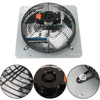 12" Wall Mounted Exhaust Fan for Home Use (1620 RPM)