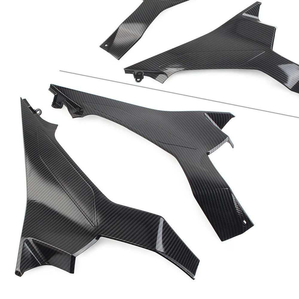 Gas Tank Side Cover Panel Fairing Carbon Fiber for Kawasaki Ninja 400 (2018–2020)