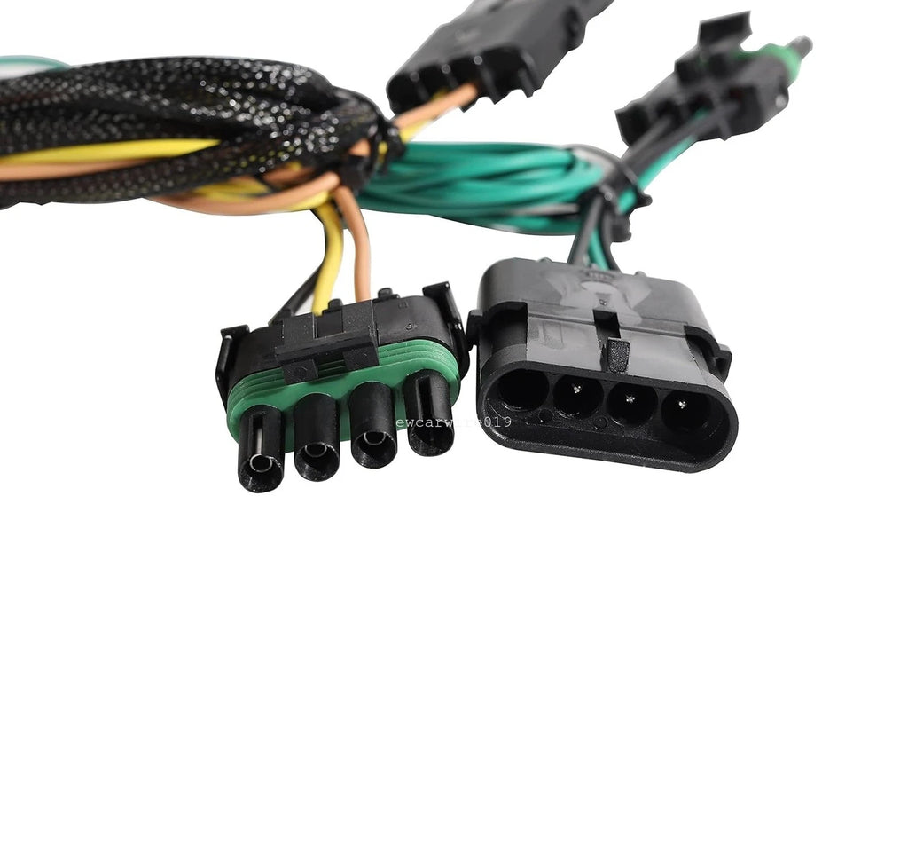 4 Pin Flat Output Trailer Hitch Wiring Harness for Jeep Wrangler (1991–1997) 55356
