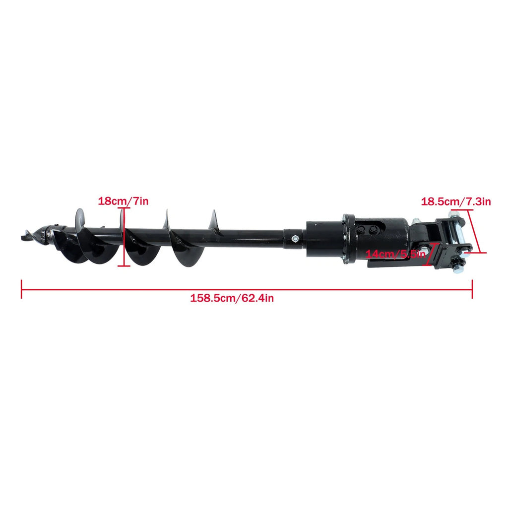 Auger Drill Pins for 1Ton-1.5Ton Mini Excavator (200mm Diameter)