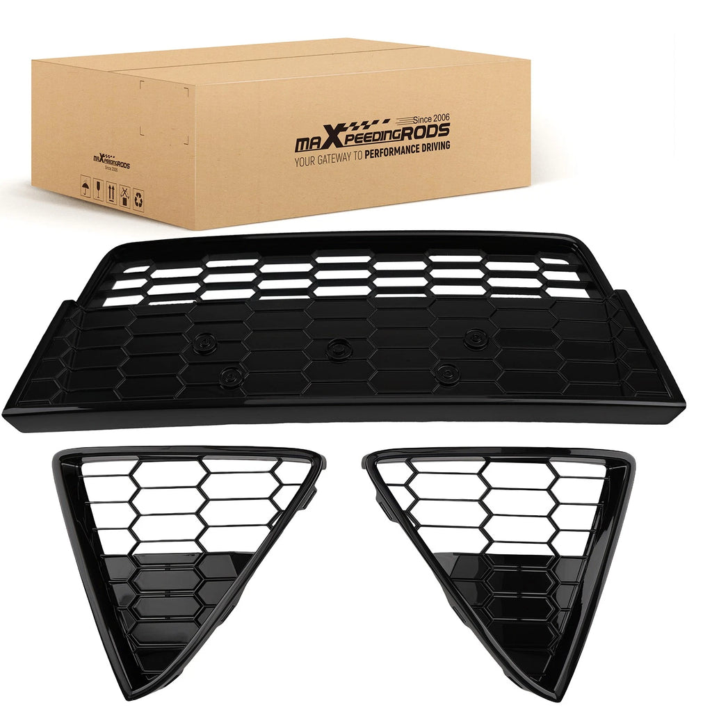 Black Front Grille Insert for Ford Focus (2012-2014)