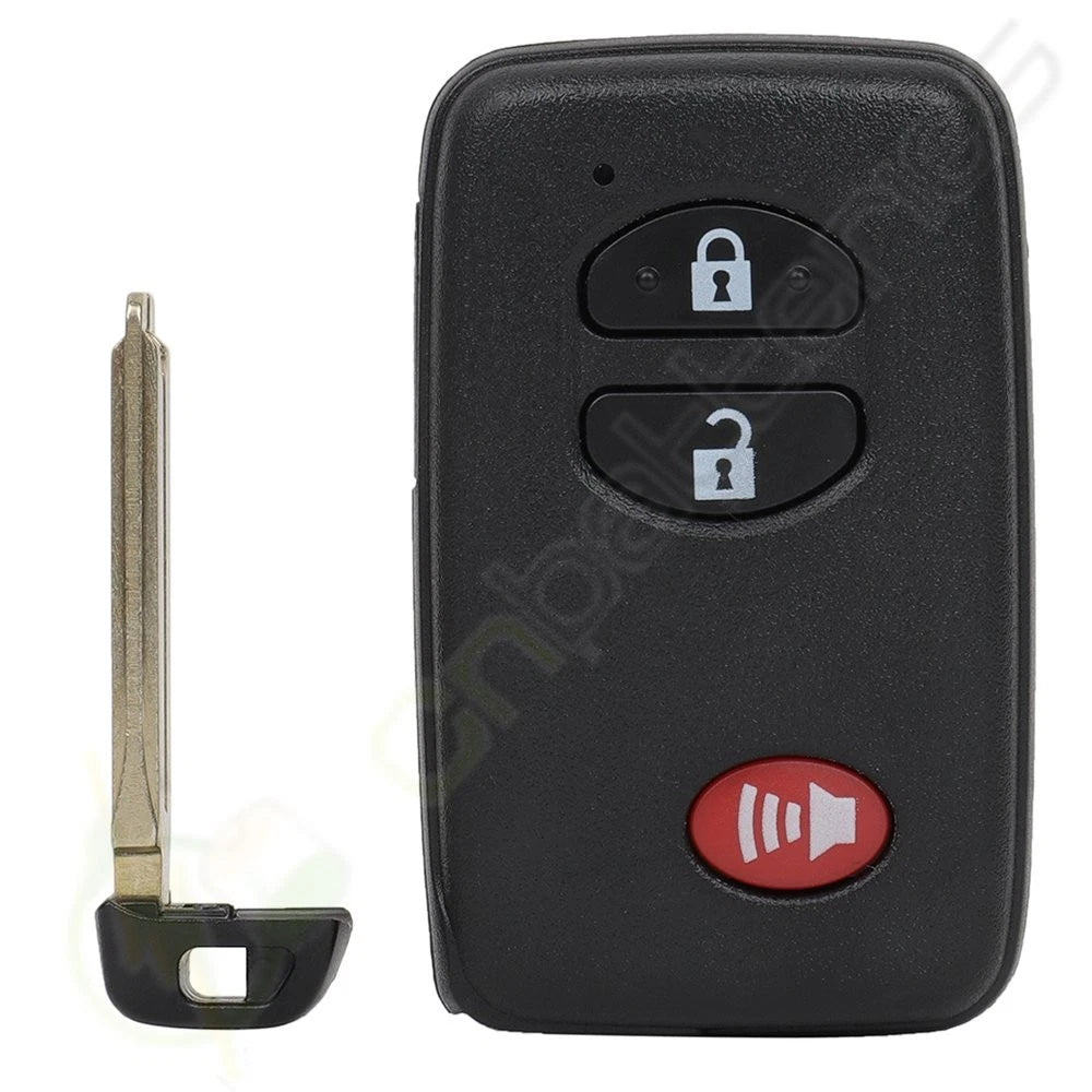 2X Keyless Entry Car Key Fob Remote for Toyota 4-Runner Venza (2010–2019)