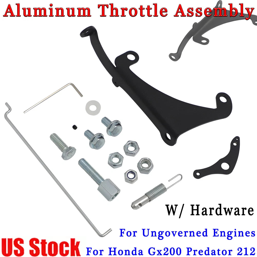 Throttle Assembly for Honda GX200 Predator 212 (Ungoverned Engine)