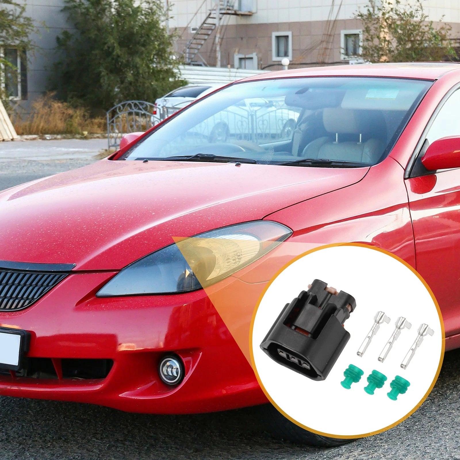 3 Pin Crank Cam Speed Sensor Connector Plug for Mitsubishi Evo (1992–1996)