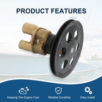 Water Sea Pump for OMC Volvo Penta (6.5" Pulley)