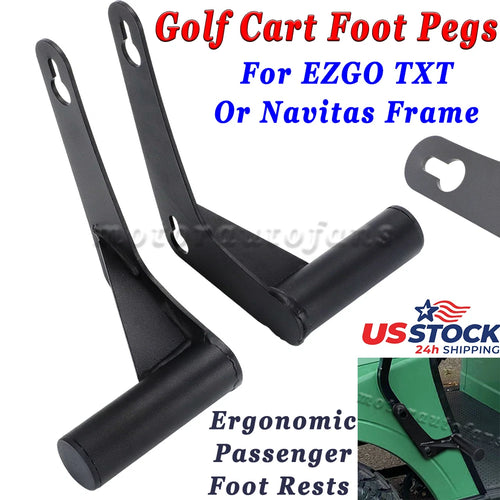 1 Pair Foot Pegs for EZGO TXT (2014–2023)