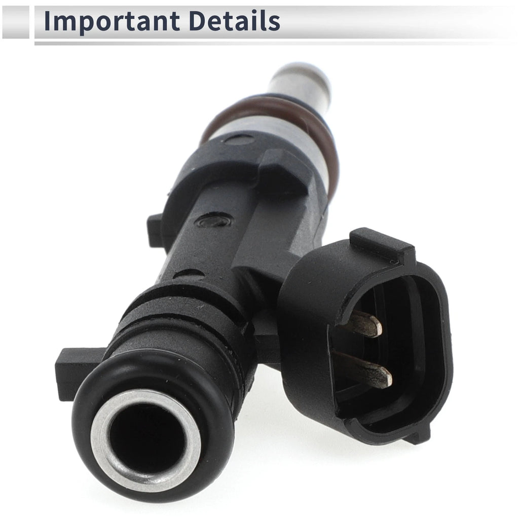 Fuel Injector No. 166003BS0A for Nissan Versa (2011–2020) 1 Pc Black