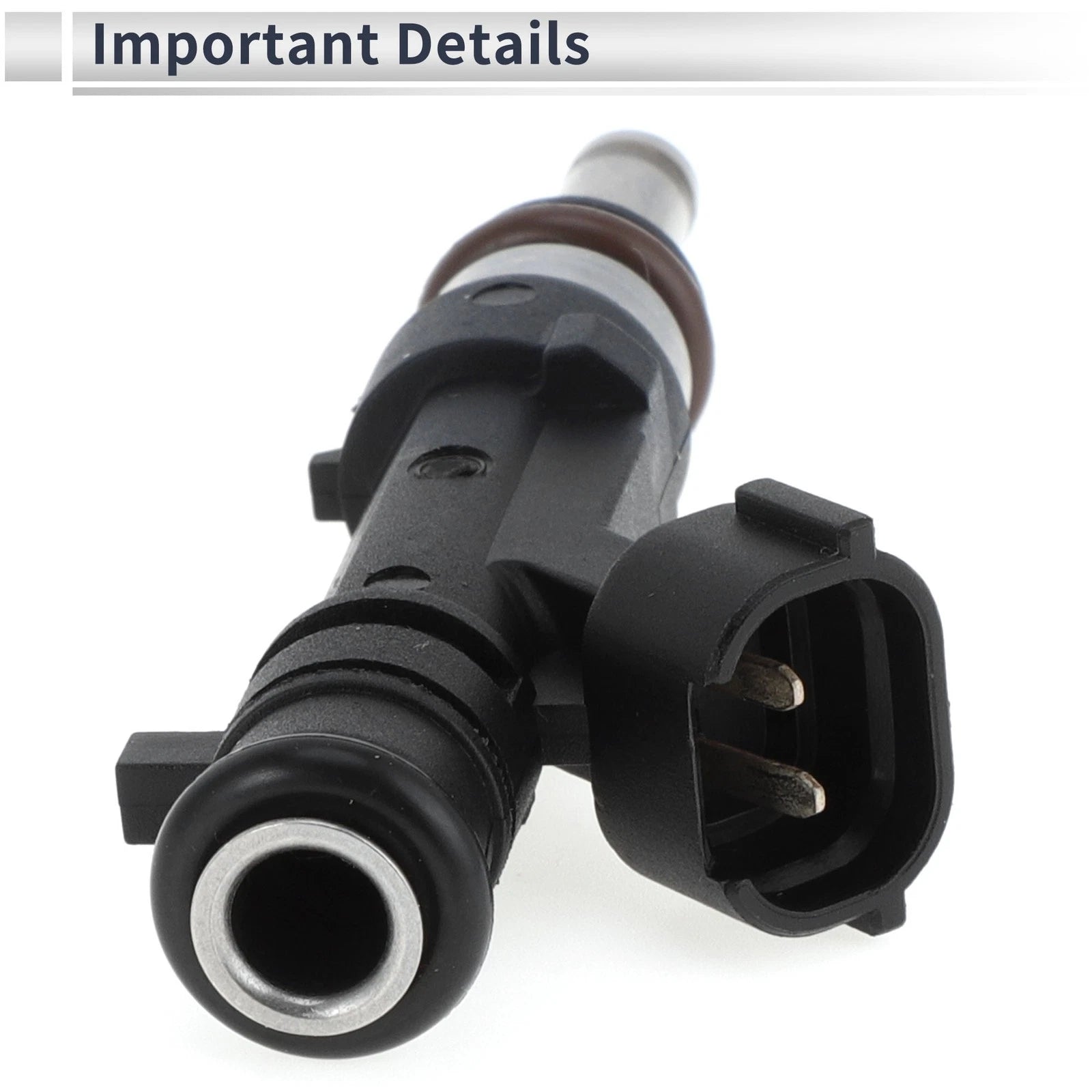 Fuel Injector No. 166003BS0A for Nissan Versa (2011–2020) 1 Pc Black