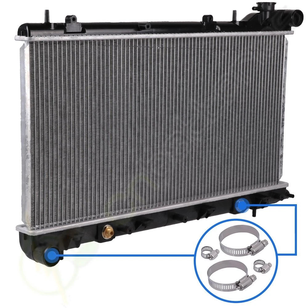 Radiator for Subaru Forester Impreza (1999–2001) w/ Hose Clamps Kit