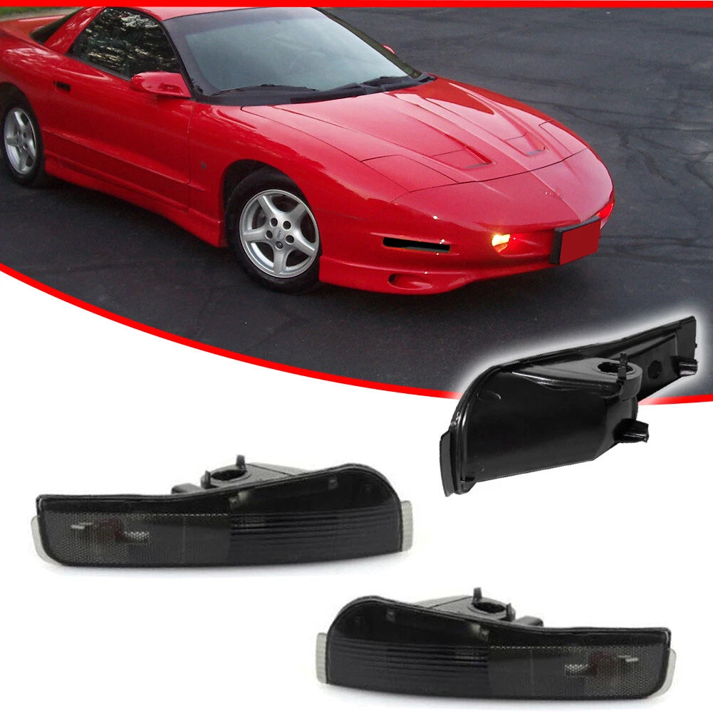 Smoke Front Bumper Turn Signal Light Housing for Pontiac Firebird (1993–1997)