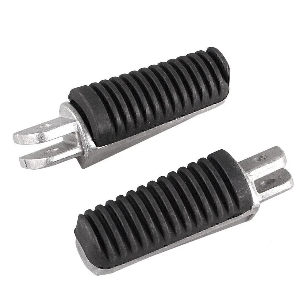 Set of 2 Front Footpegs Footrests for Yamaha YZF R6 R1 (1998–2009) Black