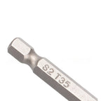 10pc Tamper Resistant Star Bits for Power Tools (75mm)