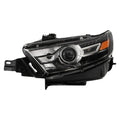 Halogen Headlight for Ford Taurus (2016–2019) Black Housing W/HB3 Bulb Left