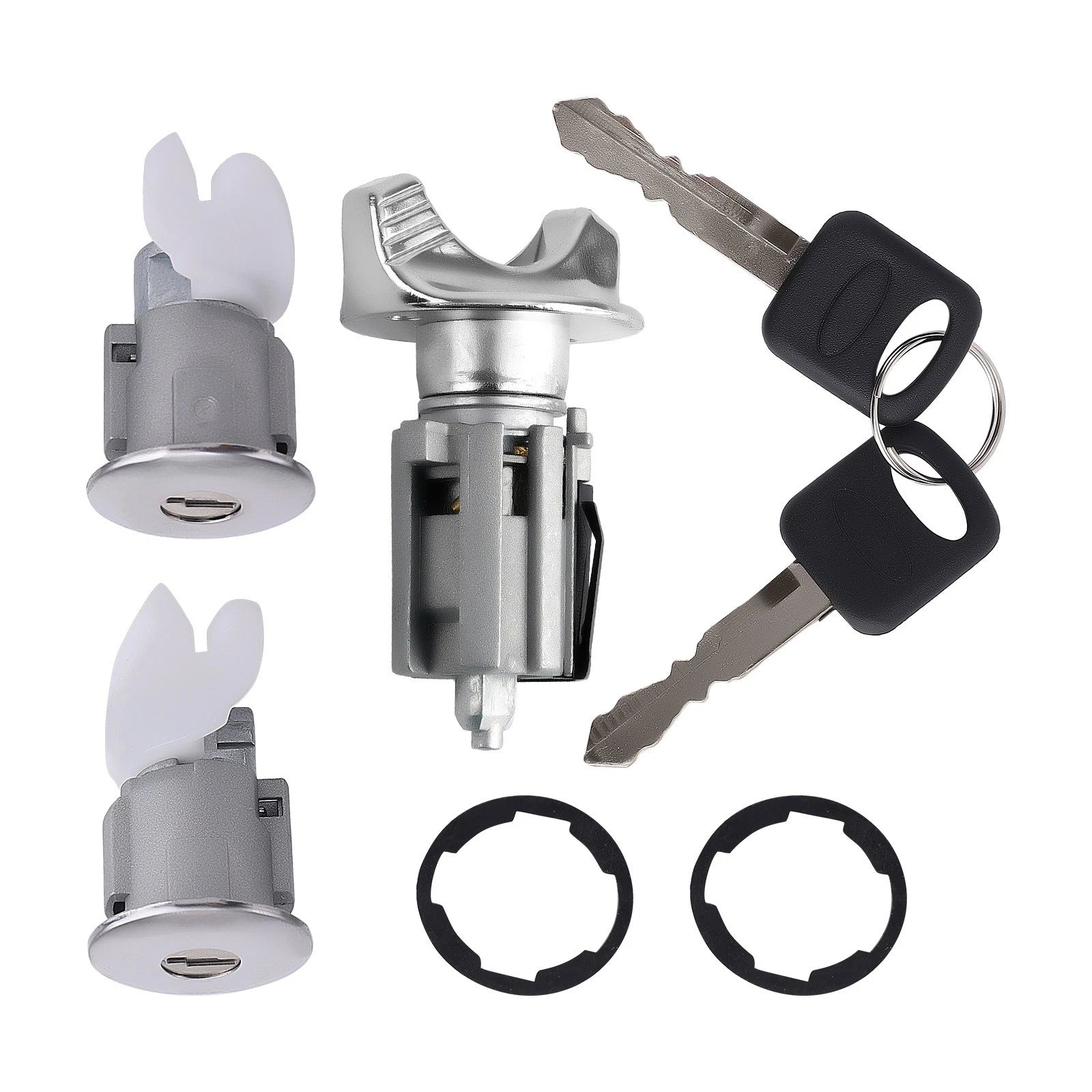 Ignition & Door Lock Cylinder Set for Bronco F-150 F-250 F-350 (1992–1996)