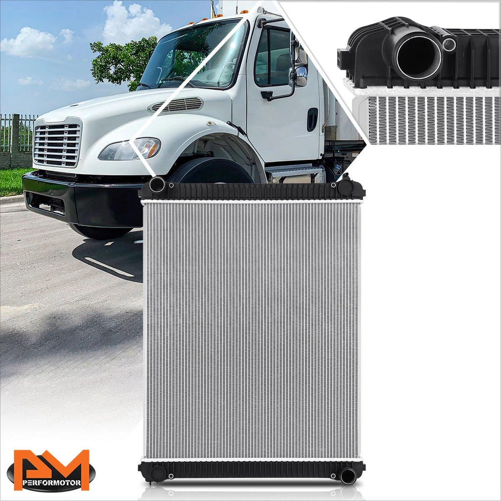 2-Row Aluminum Cooling Radiator for Freightliner Business Class M2 106 (2002–2014)