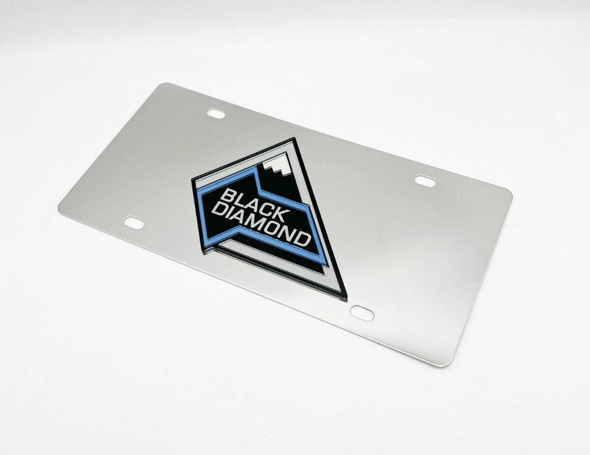 License Plate Frame Premium Chrome 3D Ford Bronco Badge for Ford Bronco (2021–2024)