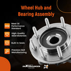 Front Wheel Hub Assembly for RAM 2500 3500 4WD (2012–2013)