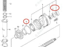 Lower Unit Seal Kit for Suzuki DF25R DF25 DF30 (25HP 30HP) 09280-75001/75002