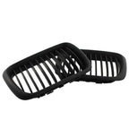 2X Matte Black Front Bumper Kidney Grille for BMW 3-Series E36 (1997–1999)