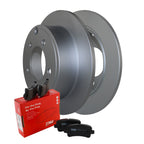 Rear Brake Kit 262mm Rotors TRW Ceramic Pads for Chrysler Dodge Jeep Mitsubishi