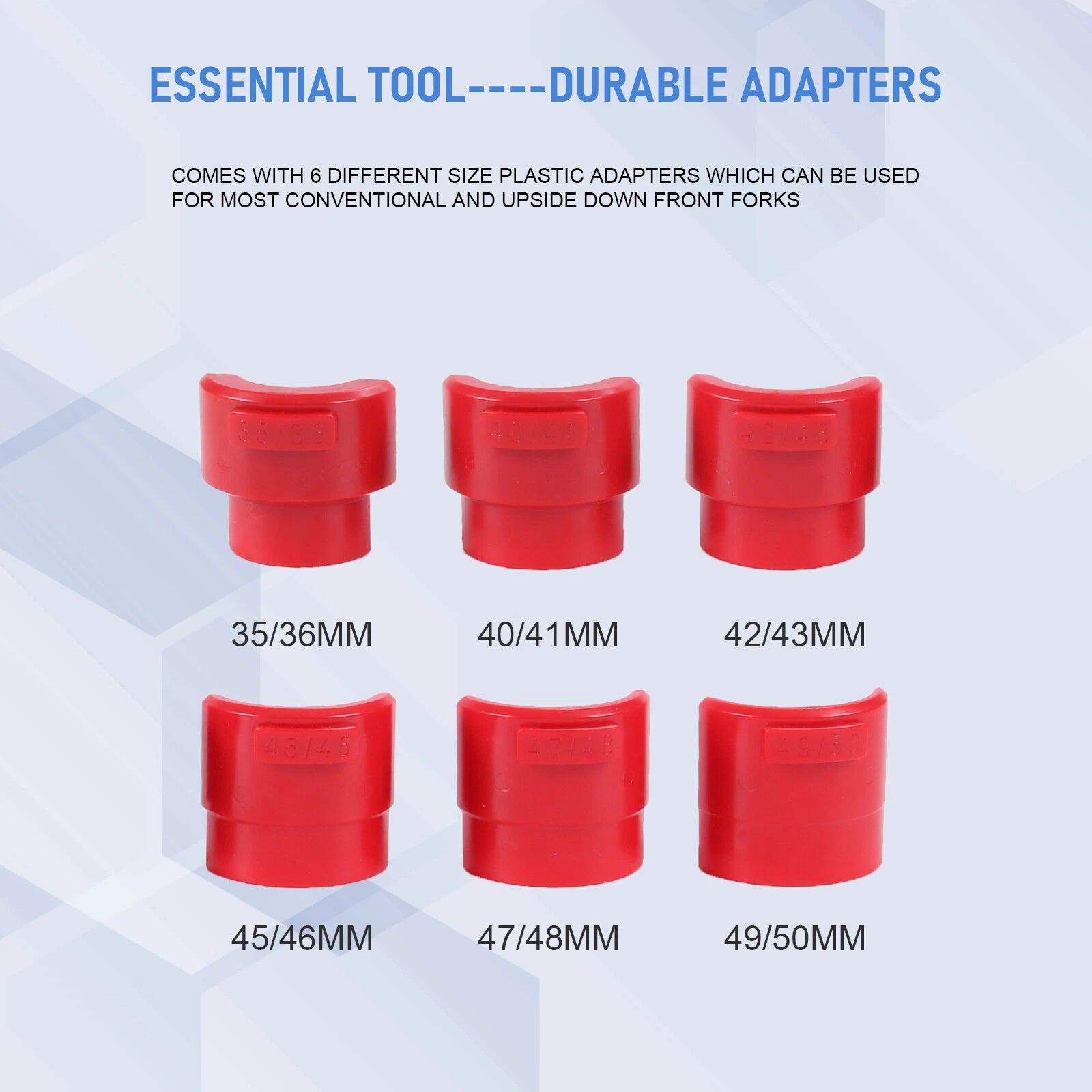 Fork Seal Driver Tool Kit Set for Motorcycle (35mm-50mm)
