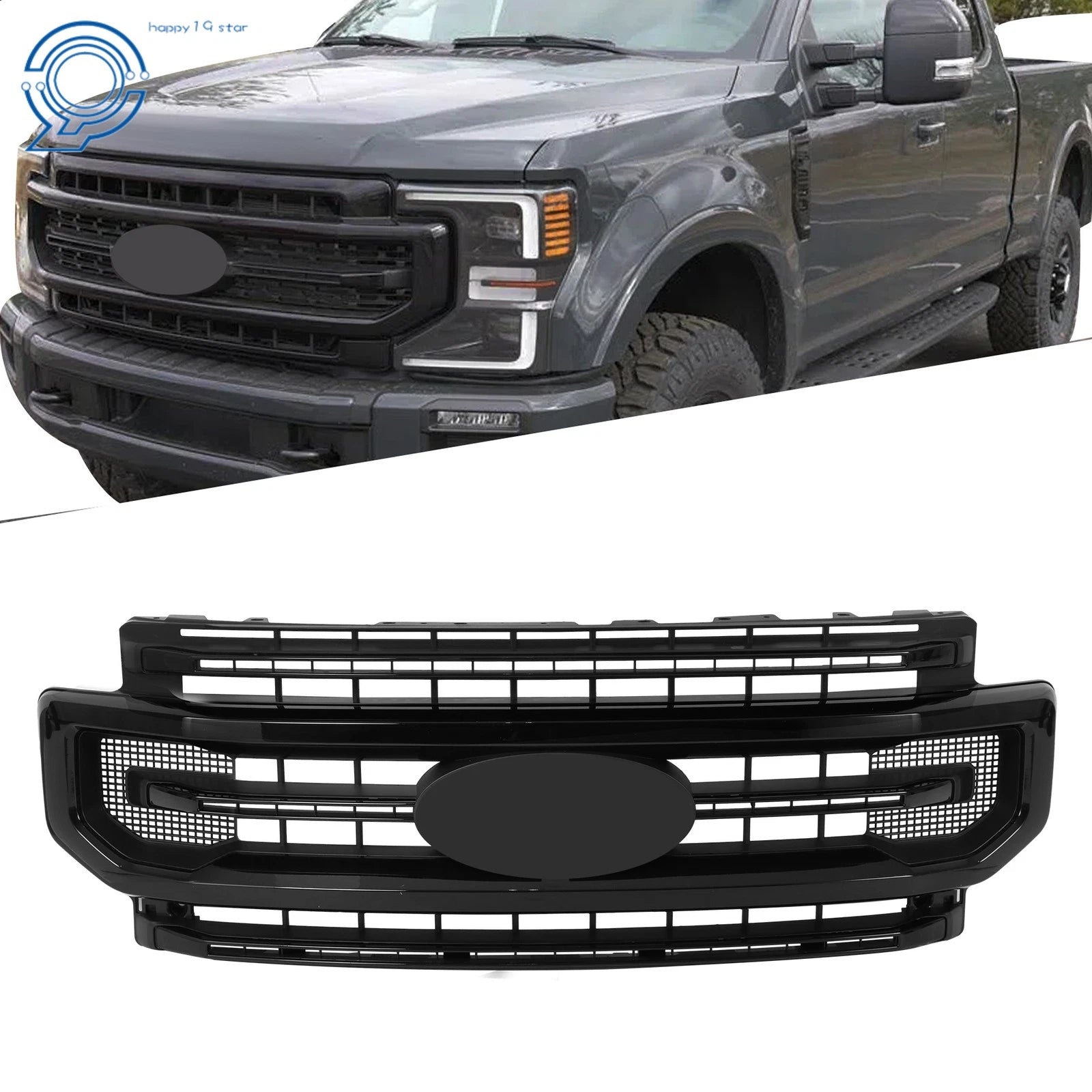 Platinum Front Bumper Grille for Ford F250 (2020-2022)