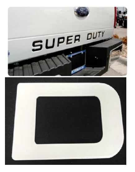Premium Tailgate Insert Set with ABS Letters for 2008-2016 Ford F-250 Super Duty