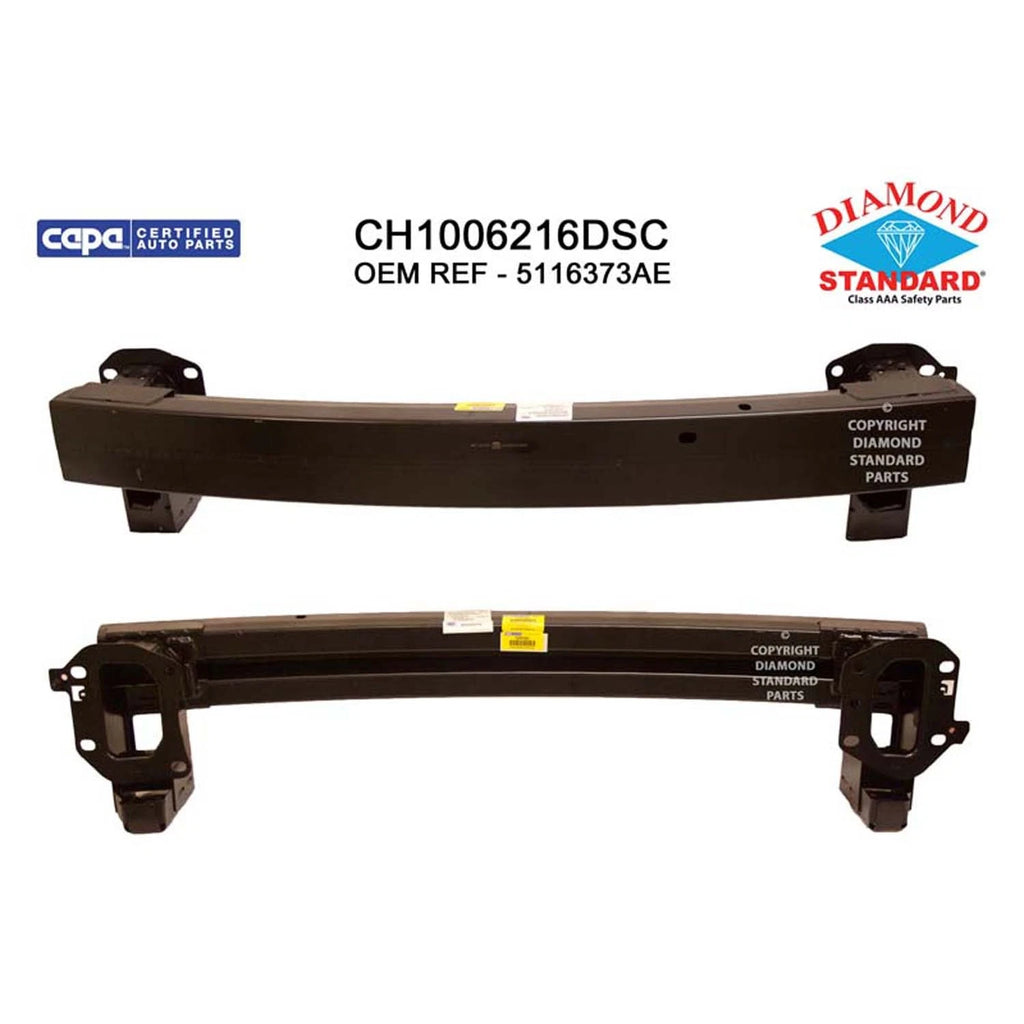 Replacement Steel Front Bumper Impact Bar (See compatibility Chart)