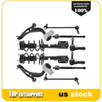 Set of 4 Front Struts Control Arms Sway Bars Tie Rods for Ford Explorer