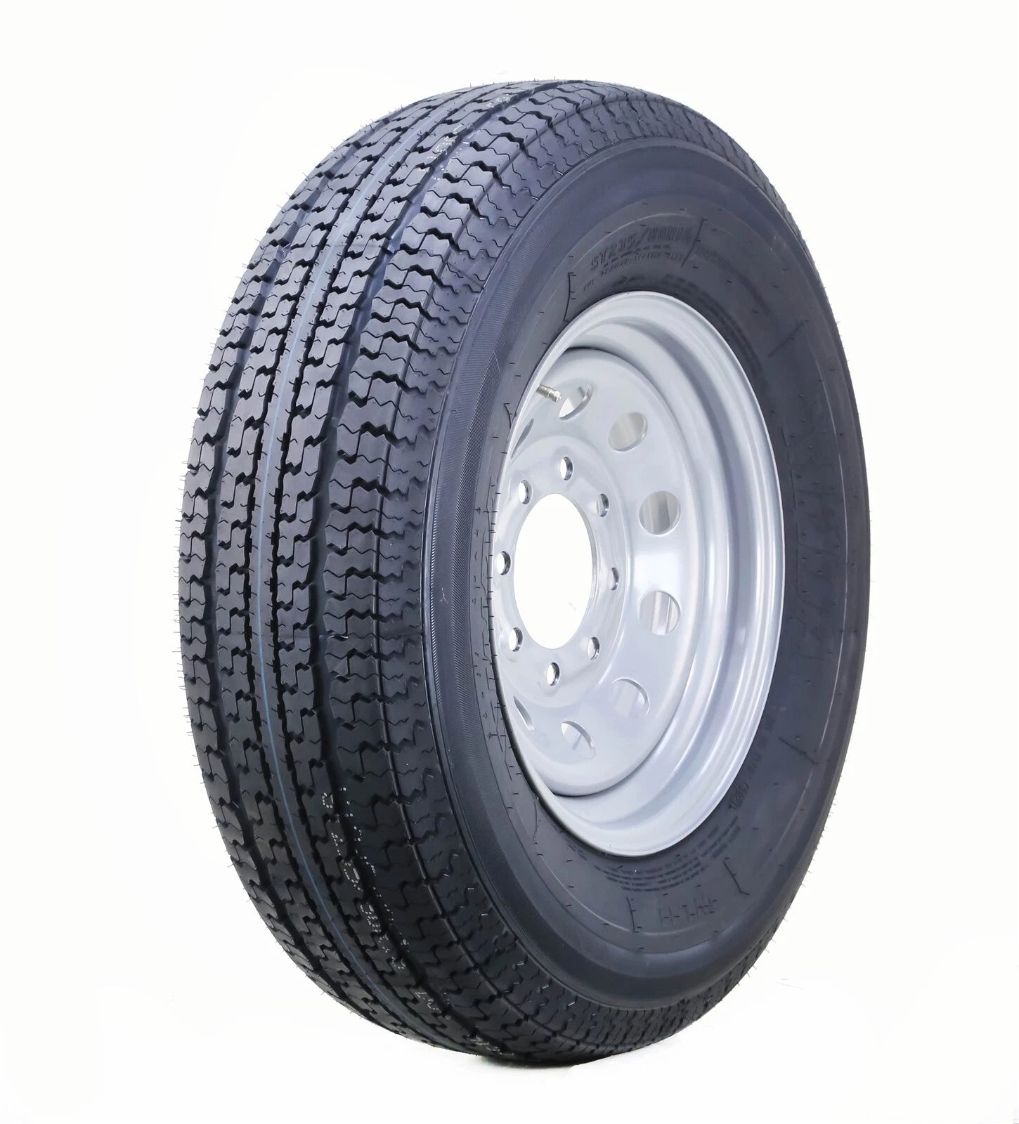 WINDA Trailer Tire Rim ST235/85R16 12-Ply 8 Lug x 6.5" Silver Mod (N/A)