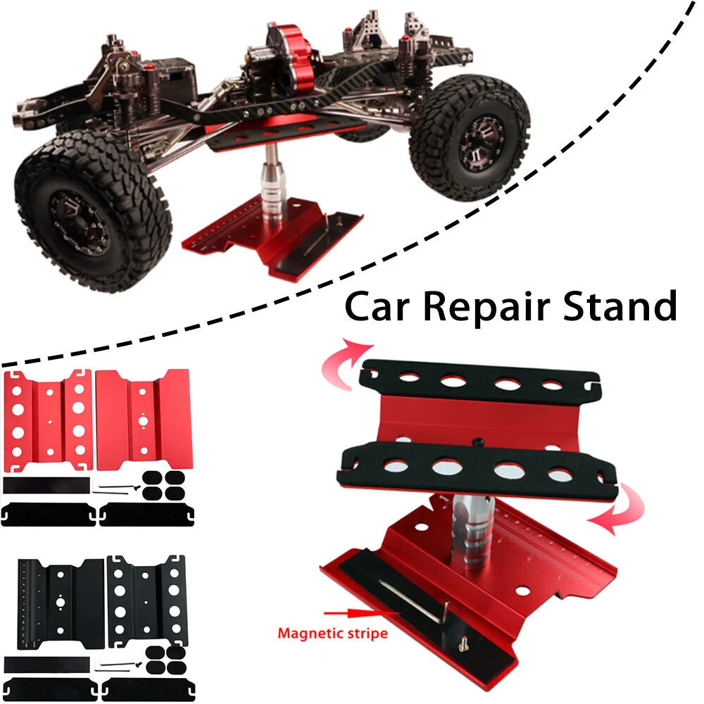 Alloy RC Car Stand Work Station Repair Platform 360 Rotation for 1/10 1/8